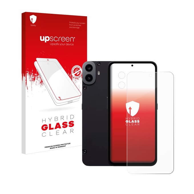 upscreen - Screenprotector voor Nothing CMF Phone 1 (Voor+Camera) - Folie Beschermfolie Beschermglas transparant