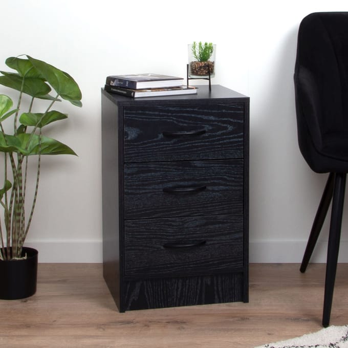 Milton & Oldbrook Ladekast Savona Zwart