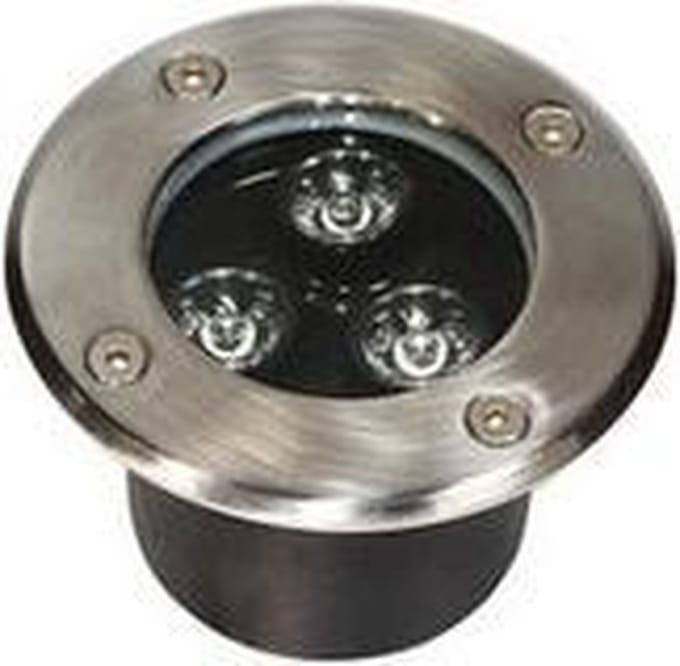 LED Grondspot  Warm Wit - 3 Watt - Inbouw - 230 Volt