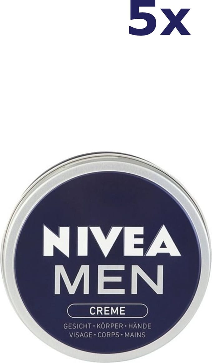 5x NIVEA MEN Crème 150 ml