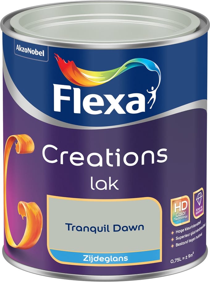 Flexa - Creations Lak Zijdeglans - Tranquil Dawn - 750 Ml