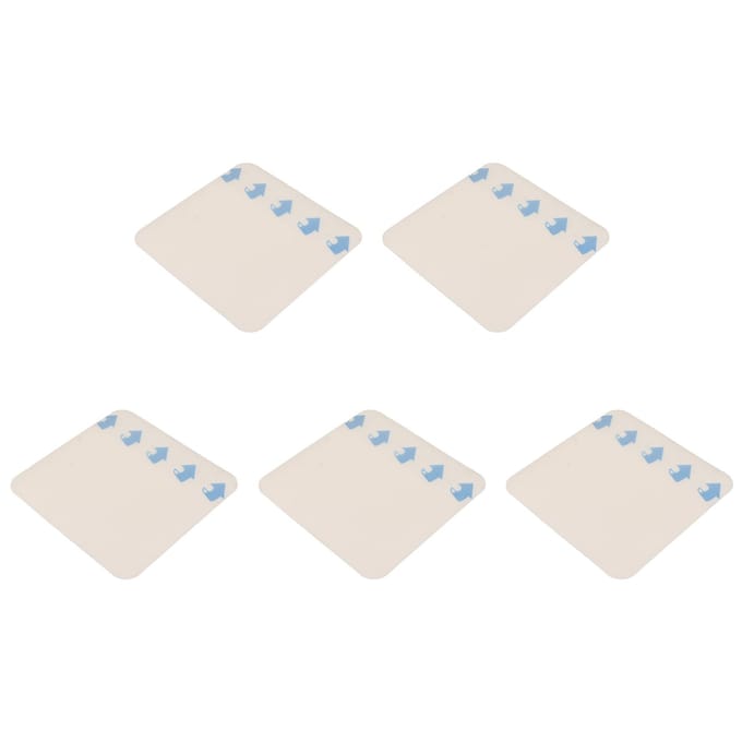 Pansement hydrocolloïde extra-fin, imperméable, souple et jetable, avec bordures, 5 pièces white