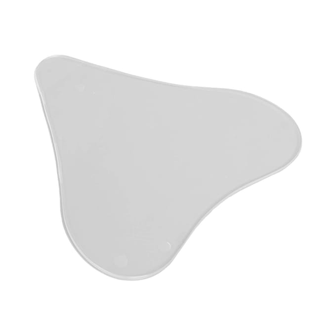 Siliconen Borstrimpel Pad Transparant Driehoek Vorm Herbruikbaar Wasbaar Borst Rimpel Preventie Patch white