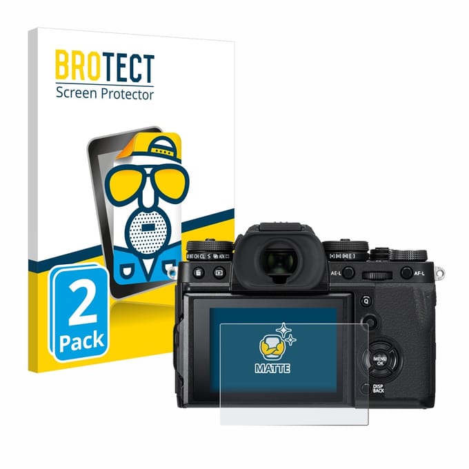 BROTECT - Screenprotector voor Fujifilm X-T3 - Folie Beschermfolie matte 2 Stuks