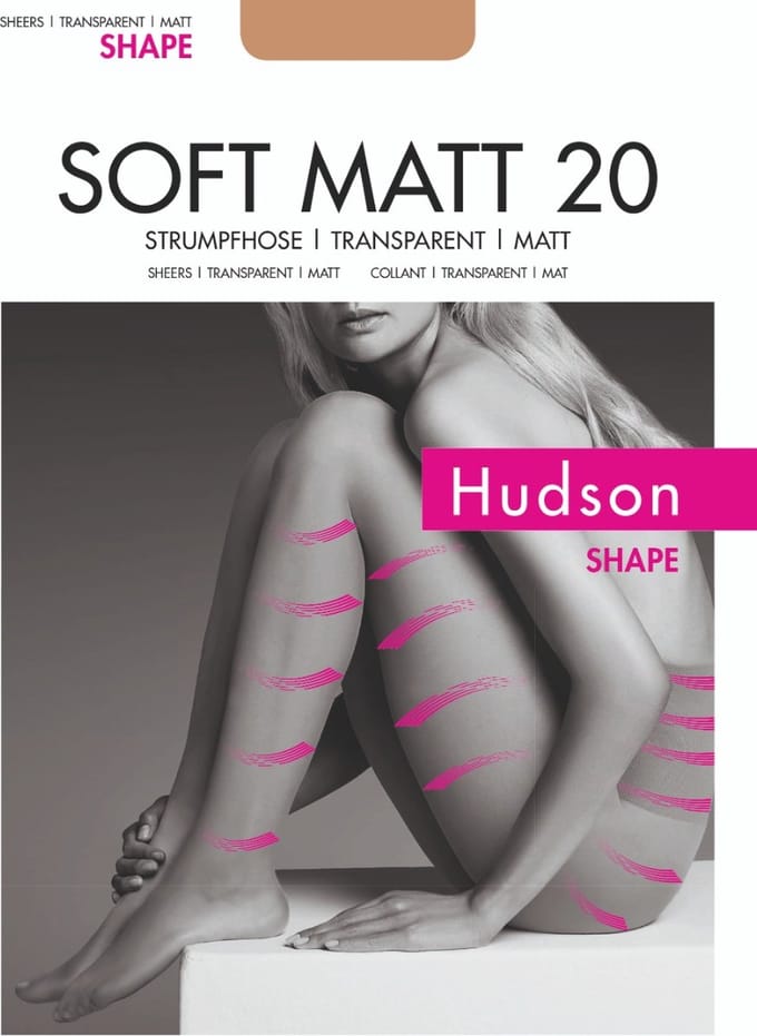 Hudson soft matt 20 shape 001650-5 Zwart-44-46