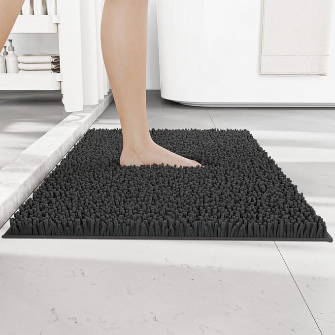 Grey Bath mat 50x80