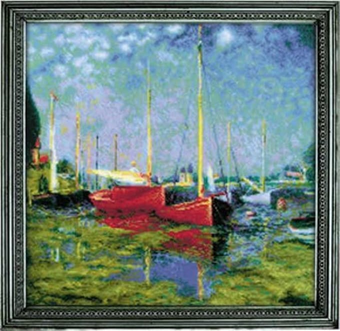 Argenteuil after C. Monet's Painting Aida Borduurpakket - Riolis 1779