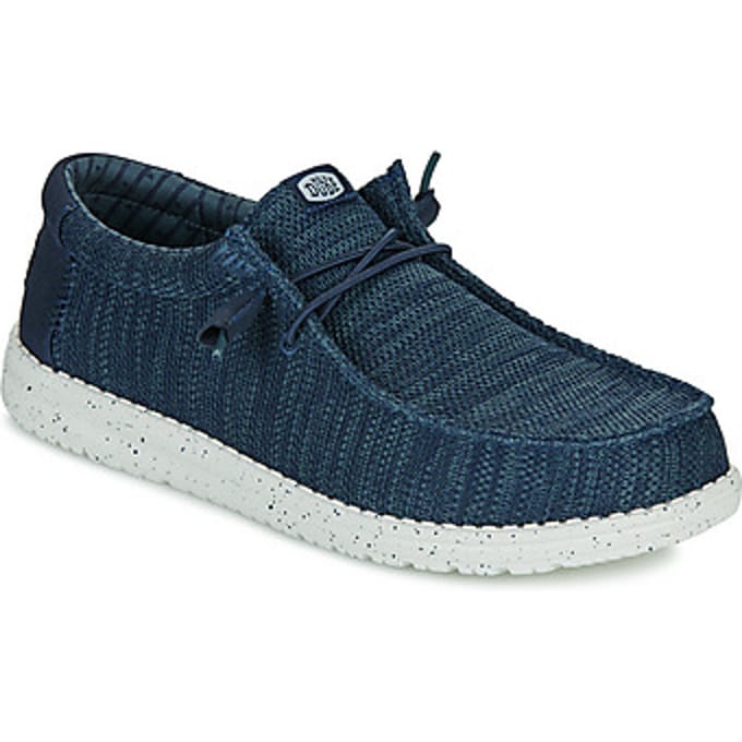 HEYDUDE Wally Stretch Sox Instappers blauw - Maat 40