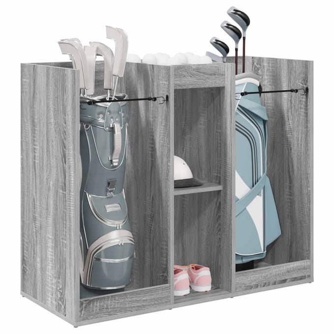 Armoire de Golf Sonoma Gris Solide 102 x 45 x 85,5 cm