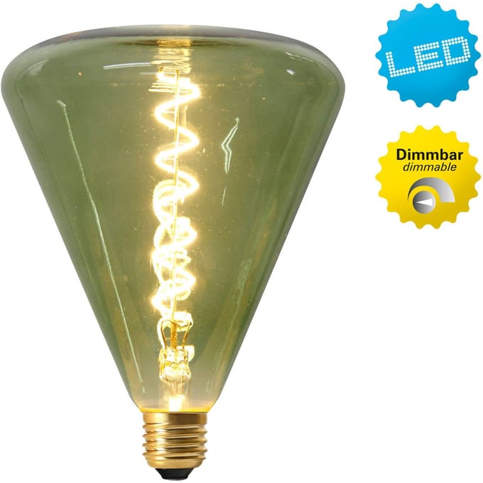 Näve LED lamp Dilly E27 4W 2200K dimbaar, groen getint