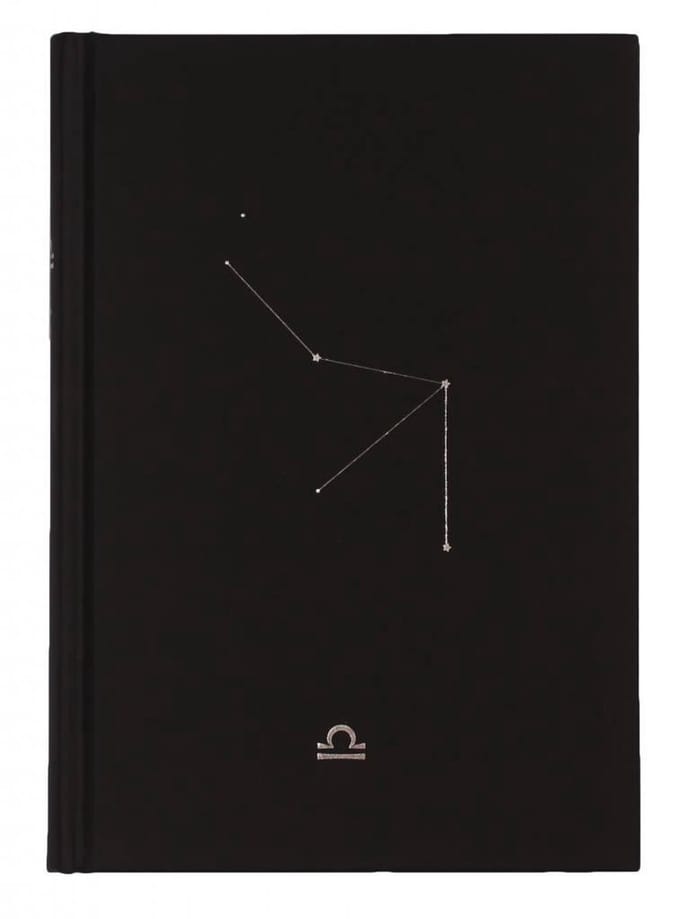 D6053-07 Dreamnotes notitieboek sterrenbeeld: weegschaal 19 x 13,5 cm
