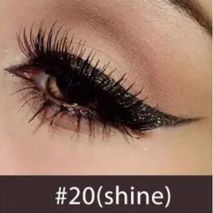 Waterproof Shiny Gel Eyeliner - 20 Black - 0.2g