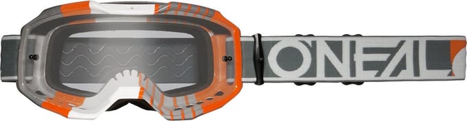 O'NEAL B-10 Duplex Clear Zwart Oranje Crossbril -
