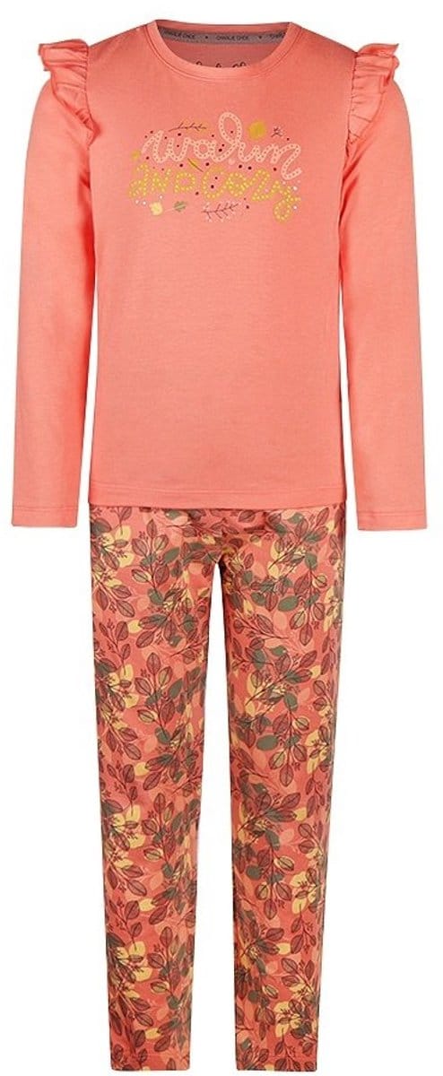 Charlie Choe Meisjes Pyjamaset - Coral