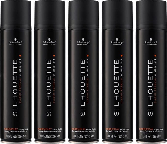 5x Schwarzkopf Silhouette Super Hold Spray 300ml