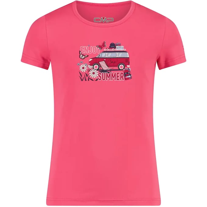 Meisjes T-shirt met bedrukt patroon CMP