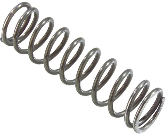Drukveer 30mm x 10mm – Draaddiameter 1,2mm – Compressieveer – Set van 5 stuks – Stalen veer