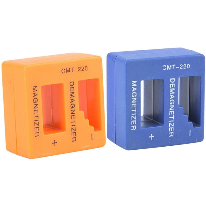 2 stuks 2 in 1 Snel Magnetiseren en Demagnetiseren Tool Magnetisch voor Schroevendraaier