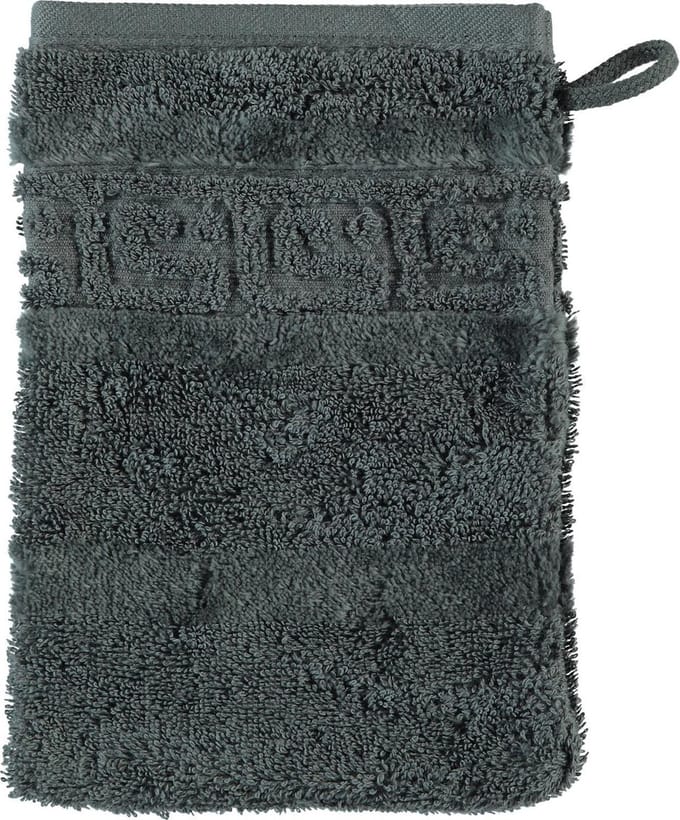 CAWÖ Noblesse Uni Washandje - Antraciet - 16x22