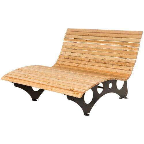 HOME DELUXE Houten ligstoel Taiga (150 cm)