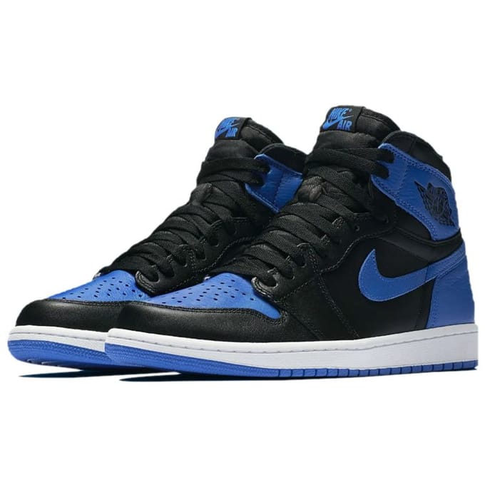Jordan 1 Retro Royal 2017 555088-007 40.5 black