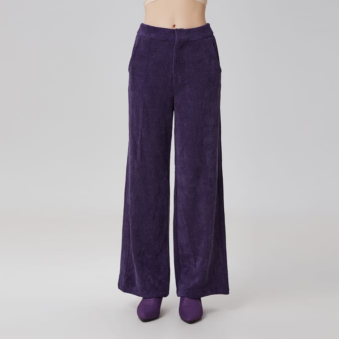 Fluwelen rechte broek