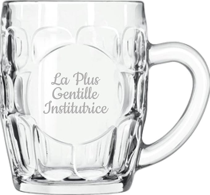 Bierpul gegraveerd - 55cl - La Plus Gentille Institutrice