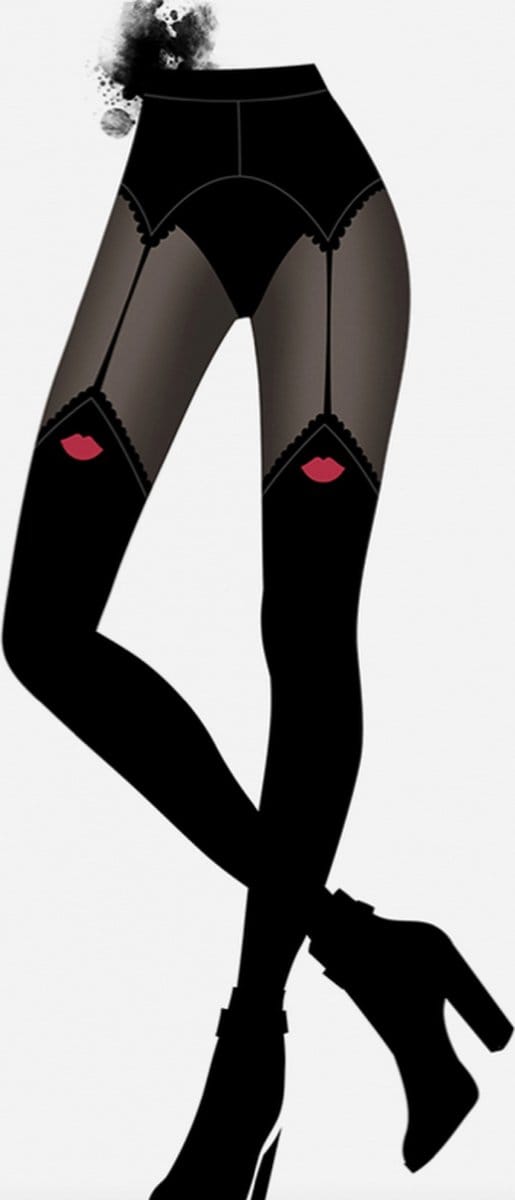 Chantal Thomass panty 20 den maat XL zwart