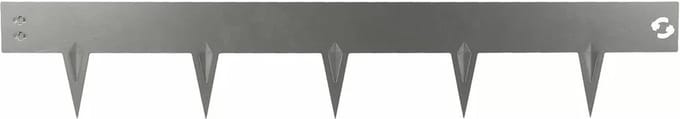 Talen Tools - Borderrand - Kantopsluiting - Gegalvaniseerd - Koppelbaar - 100 x 7,5 cm