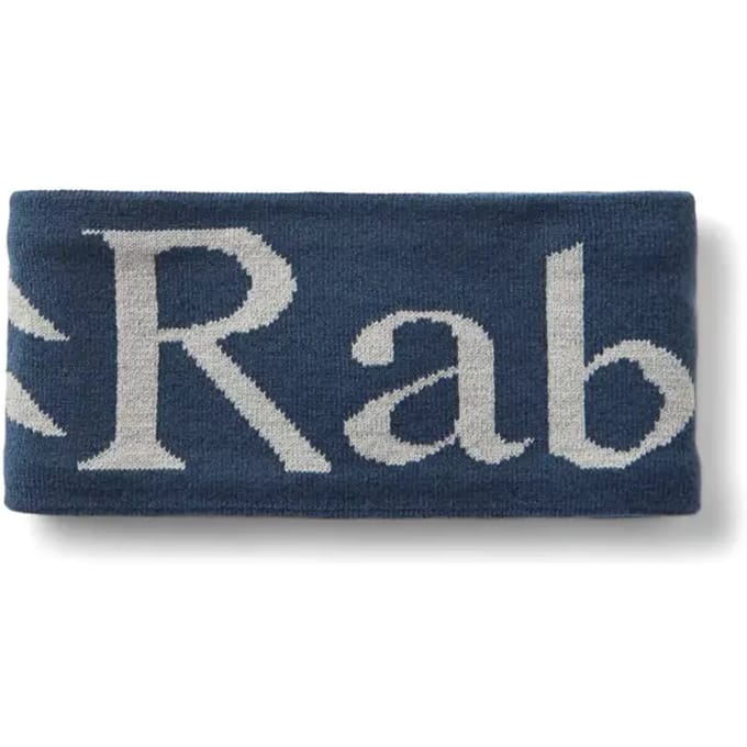 Gebreide hoofdband met logo Rab