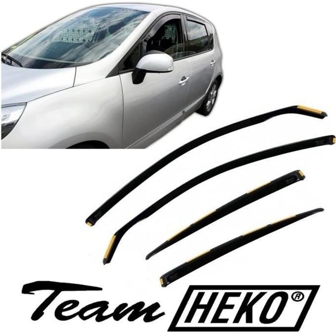 J&;J AUTOMOTIVE | Heko Wind deflectors Voor Renault Scenic / Grand 3, 2009-2016
