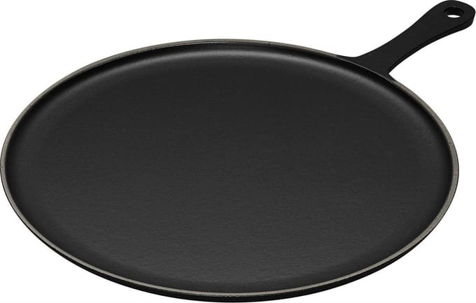 Le Creuster Gietijzeren pannenkoekpan - Mat Zwart - 27cm