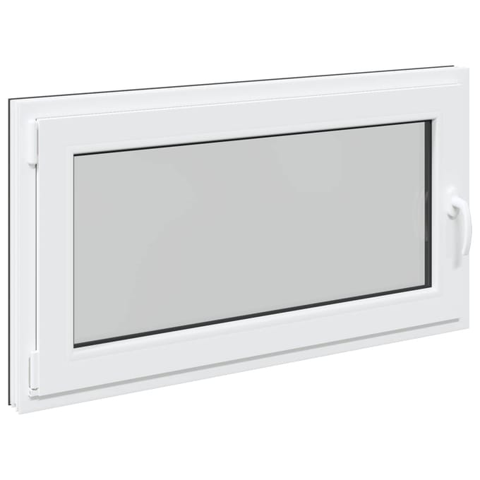 vidaXL - Kleur - binnenkant - kelderraam - Wit - RISOR - 110 - x - 70 - cm