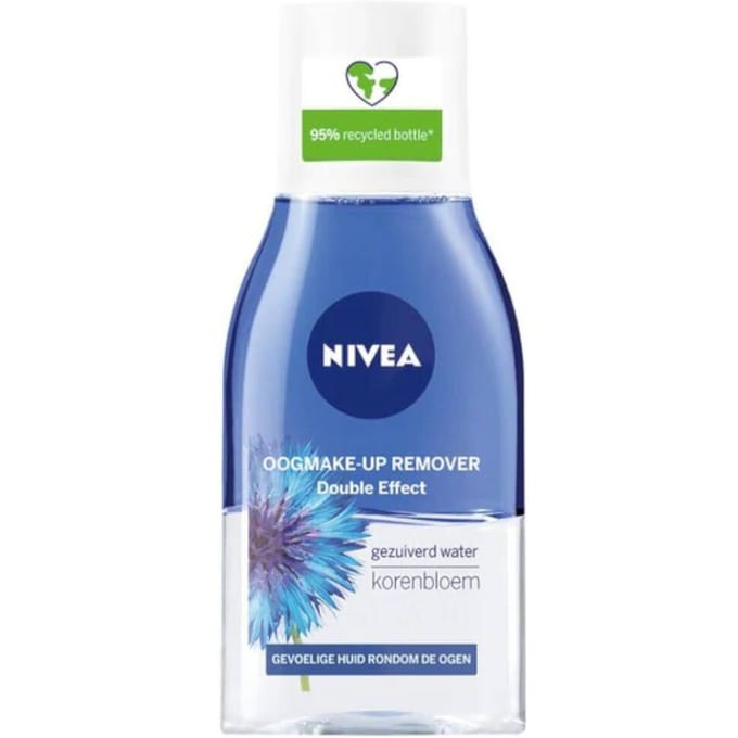 NIVEA Double Effect Waterproof Oogmake-up Remover - Waterproof Make-up Verwijderaar & Cleanser voor het Gezicht - 125 ml