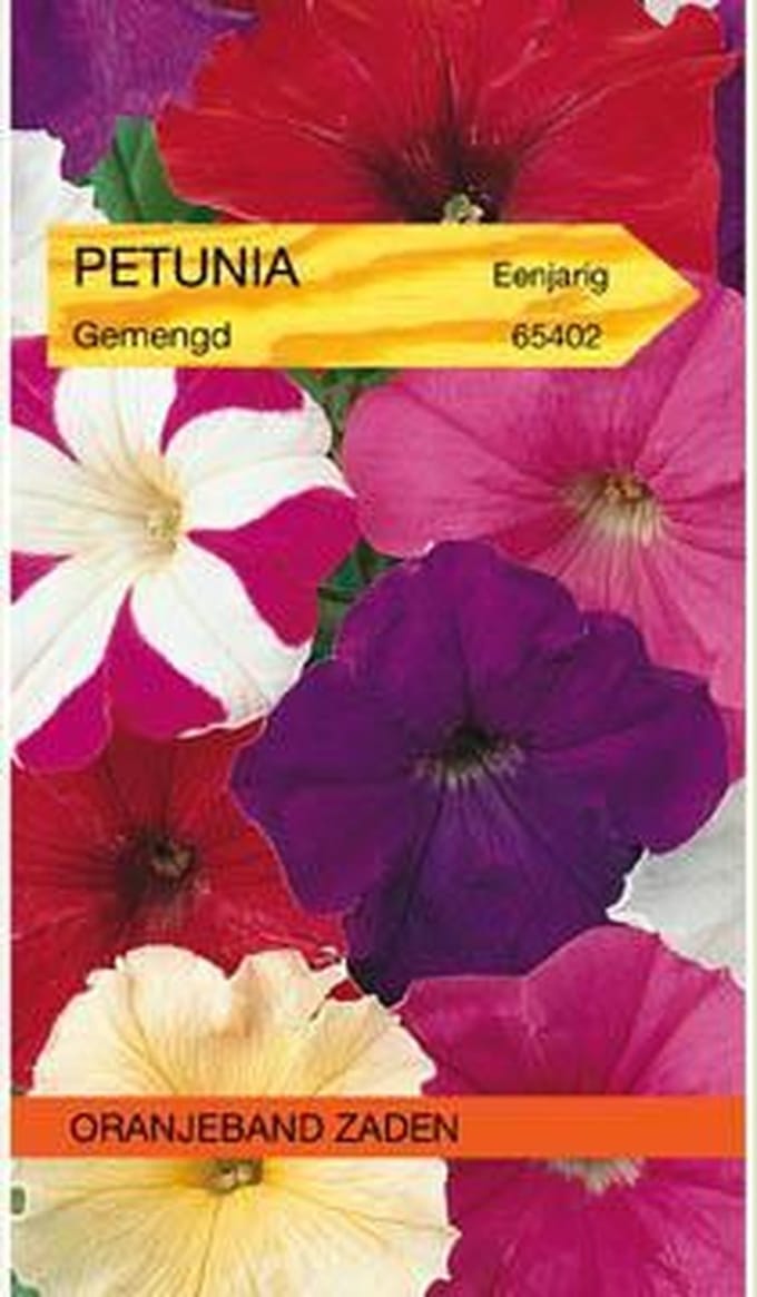 Petunia Zaden Laag Gemengd