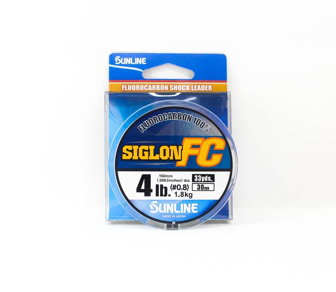 Sunline Fluorocarbon Onderlijn Siglon FC 100% 30m 4lb Diameter 0.16mm (8135) schoon