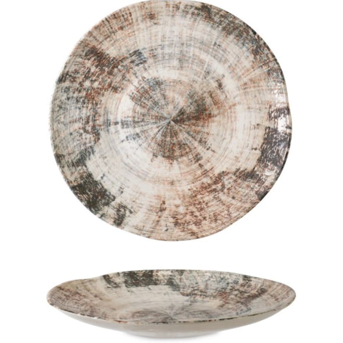 Rinart Dessertbord - Shira - Porselein - 23 cm - set van 6