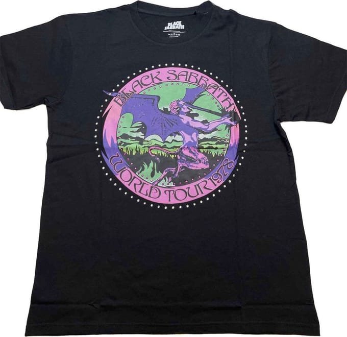 Black Sabbath - Tour '78 Kinder Tshirt - Kids tm 2 jaar - Zwart