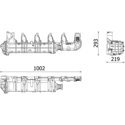 UitlaatgasRadiator MAHLE CE 51 000P