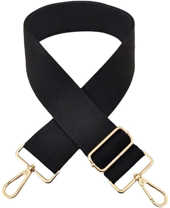 Verstelbare Schouderband voor Tassen, 72-130 cm, 5 cm Breed, Zwart
