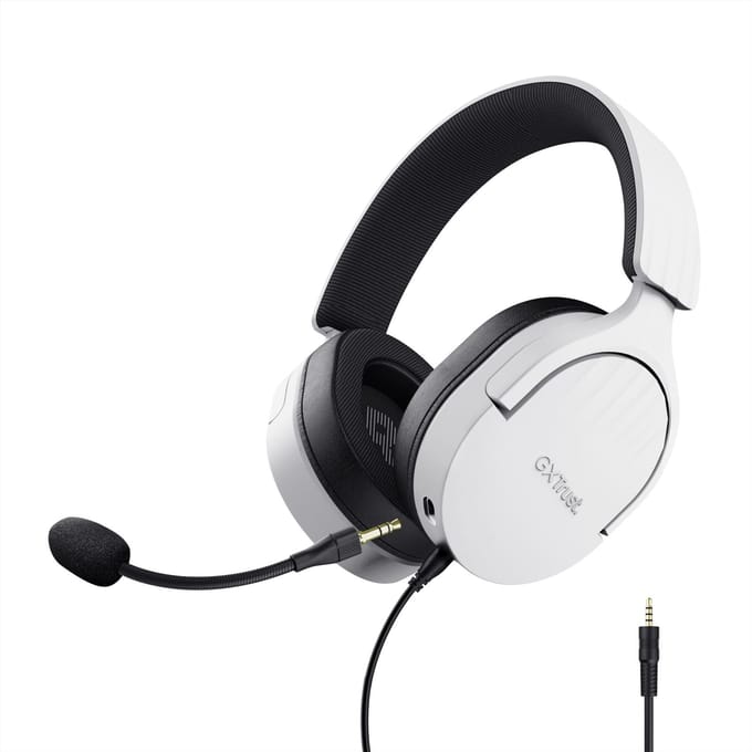 Trust GXT 489W Fayzo - Gaming Headset - Bedraad - 50mm Drivers - Over-ear - Wit