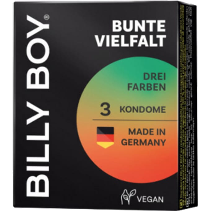 Billy Boy Kleurrijke condooms - 3 stuks