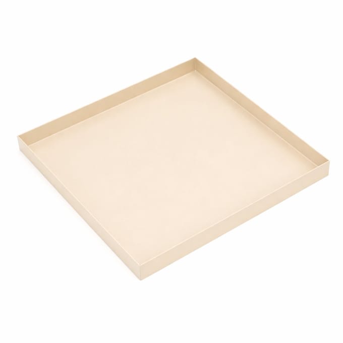 LOFT42 Brew Metalen Dienblad – Beige – 40x40