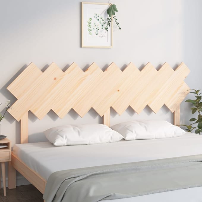 vidaXL Hoofdbord 178x3x80,5 cm massief grenenhout