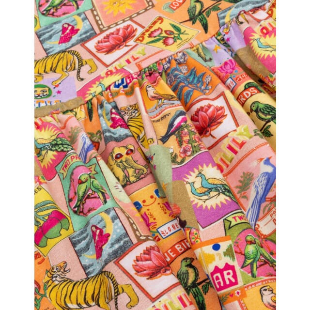 Oilily Dipp Jurk- maat152/12yr Peach Beige