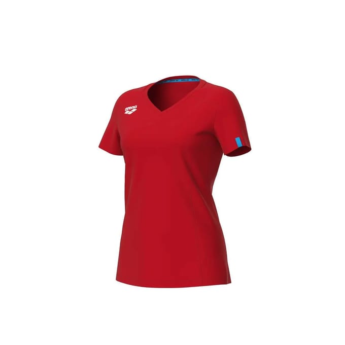 Arena Dames T-shirt Team Panel Rood
