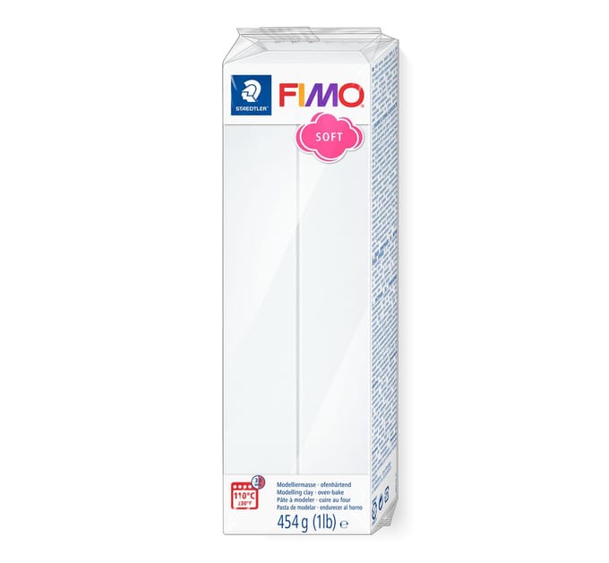 FIMO soft ovenhardende boetseerklei - 454 g - wit