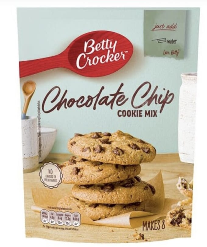 Betty Crocker Chocolate Chip Cookie Mix 200g