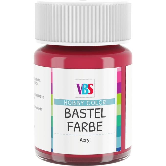VBS Knutselverf, 15 ml - Karmijnrood