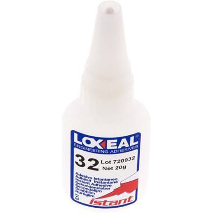 Loxeal Secondelijm 20ml Transparent 2-5s Uithardingstijd Metaal, Plastic, Neopreen/NBR, Epdm En Rubber Oppervlakten